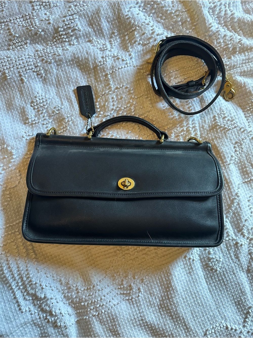 Vintage Coach City Willis | Black - Picture 14 of 16